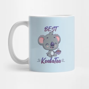 Kawaii KoalaTea pun design Mug